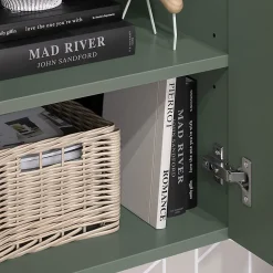 Vicco Armoire universelle Vert 40.2x120cm avec une porte