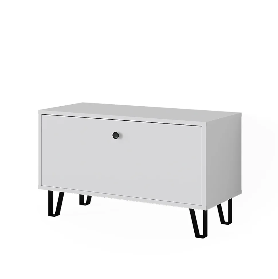 Vicco Banc à chaussures Blanc 80x46cm