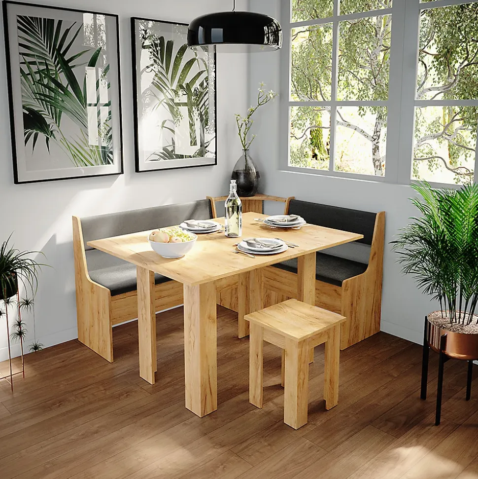 Vicco Banc dangle Chêne de force doré 106.6x41.5cm