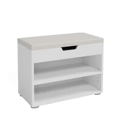 Vicco Banc pour chaussures Blanc 60x45cm