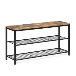 Vicco Banc pour chaussures Bois antique 100x51.5cm