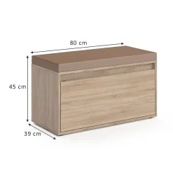 Vicco Banc pour chaussures Sonoma 80x45cm