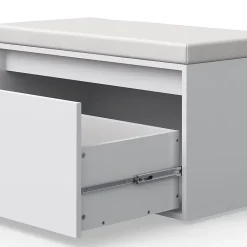 Vicco Banc pour chaussures Blanc 80x45cm