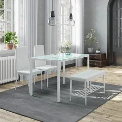 Vicco banquette Blanc 85x35cm