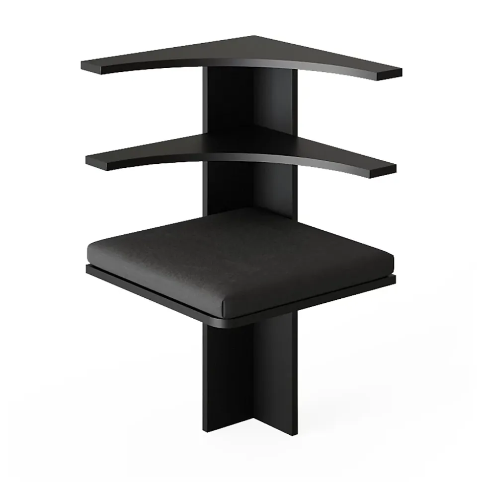 Vicco Banquette dangle salle à manger Noir 43.5x43.5cm