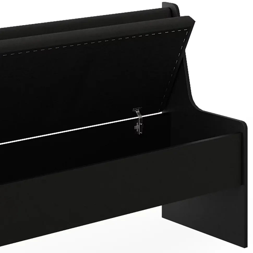 Vicco Banquette dangle salle à manger Noir 41.5x166.6cm