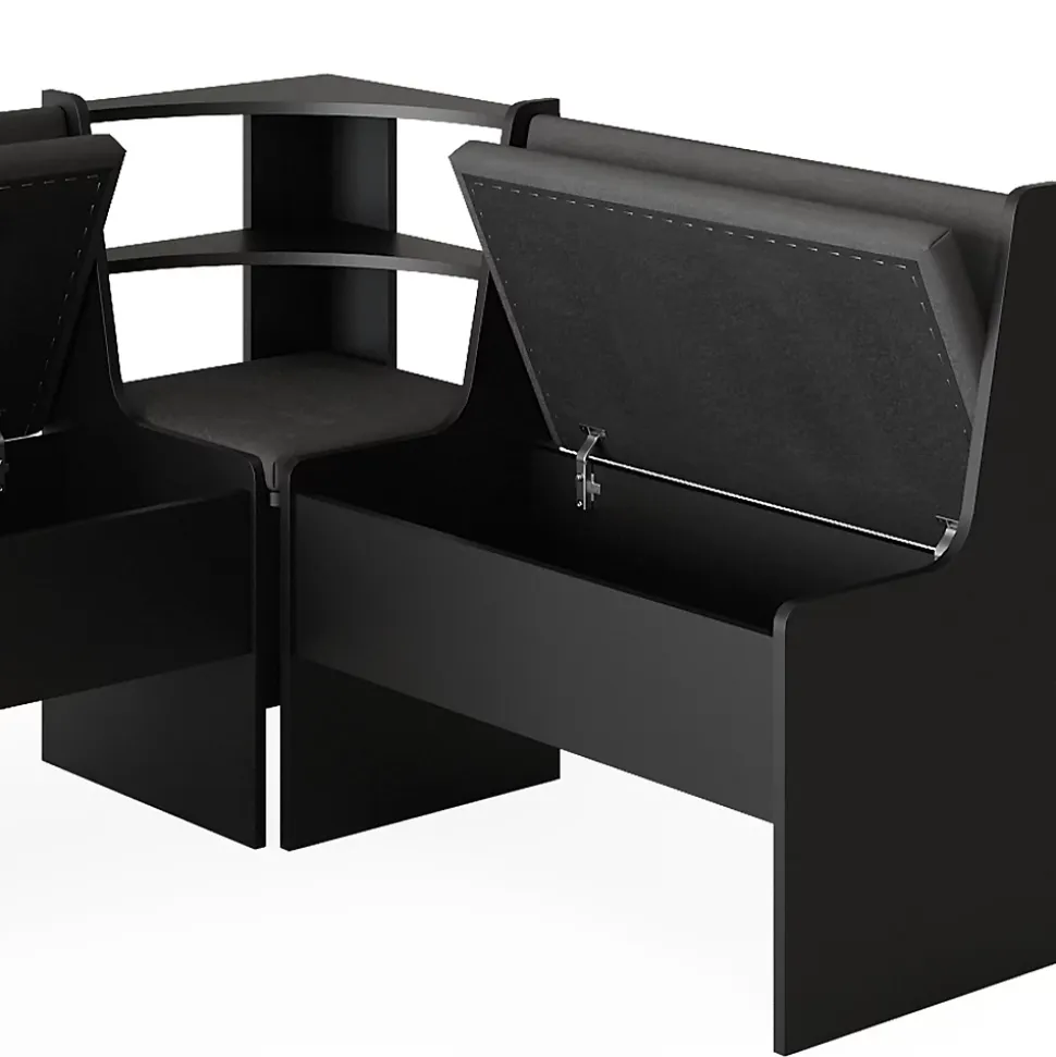 Vicco Banquette dangle salle à manger Noir 41.5x120cm