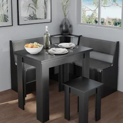 Vicco Banquette dangle salle à manger Noir 41.5x120cm