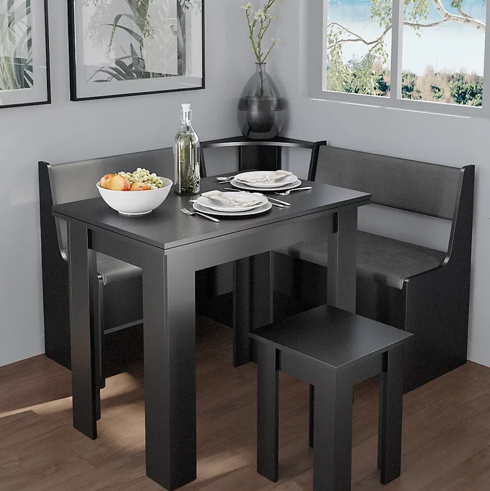 Vicco Banquette dangle salle à manger Noir 41.5x120cm