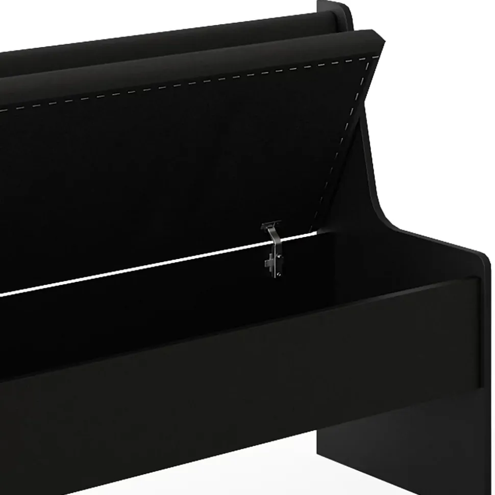 Vicco Banquette dangle salle à manger Noir 41.5x136.6cm