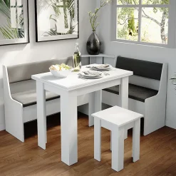 Vicco Banquette de salle à manger Blanc 41.5x106.6cm