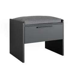 Vicco Banquette de salle à manger Anthracite 53.5x41.1cm avec 1 tiroir