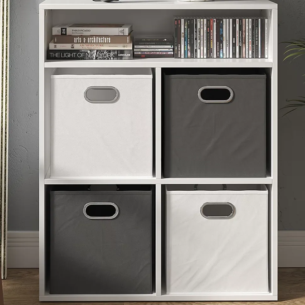 Vicco Bibliothèque Blanc 72x90.2cm 4 compartiments