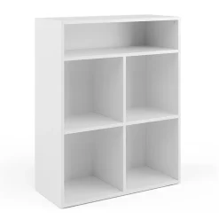 Vicco Bibliothèque Blanc 72x90.2cm 4 compartiments