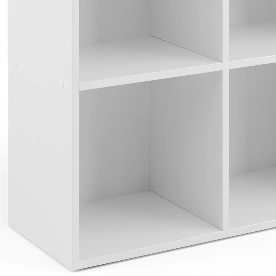 Vicco Bibliothèque Blanc 72x90.2cm 4 compartiments