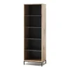 Vicco Bibliothèque Chêne Viking 60x180cm avec 5 compartiments
