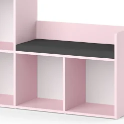 Vicco Bibliothèque enfant Rose 107.2x88.6cm sans boîtes pliantes