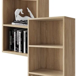 Vicco Bibliothèque Sonoma 40x132cm avec 5 compartiments