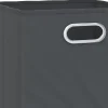 Vicco Boîte pliante Anthracite 30x30cm Lot de 4