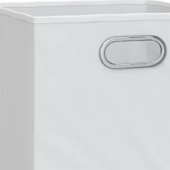 Vicco Boîte pliante Blanc 30x30cm Jeu de 8 pièces
