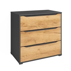Vicco Buffet Chêne de force doré 48x77.6cm avec tiroirs