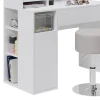 Vicco Bureau Blanc 2 pièces, avec tabouret