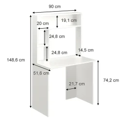 Vicco Bureau Blanc 90 x 51.6 cm