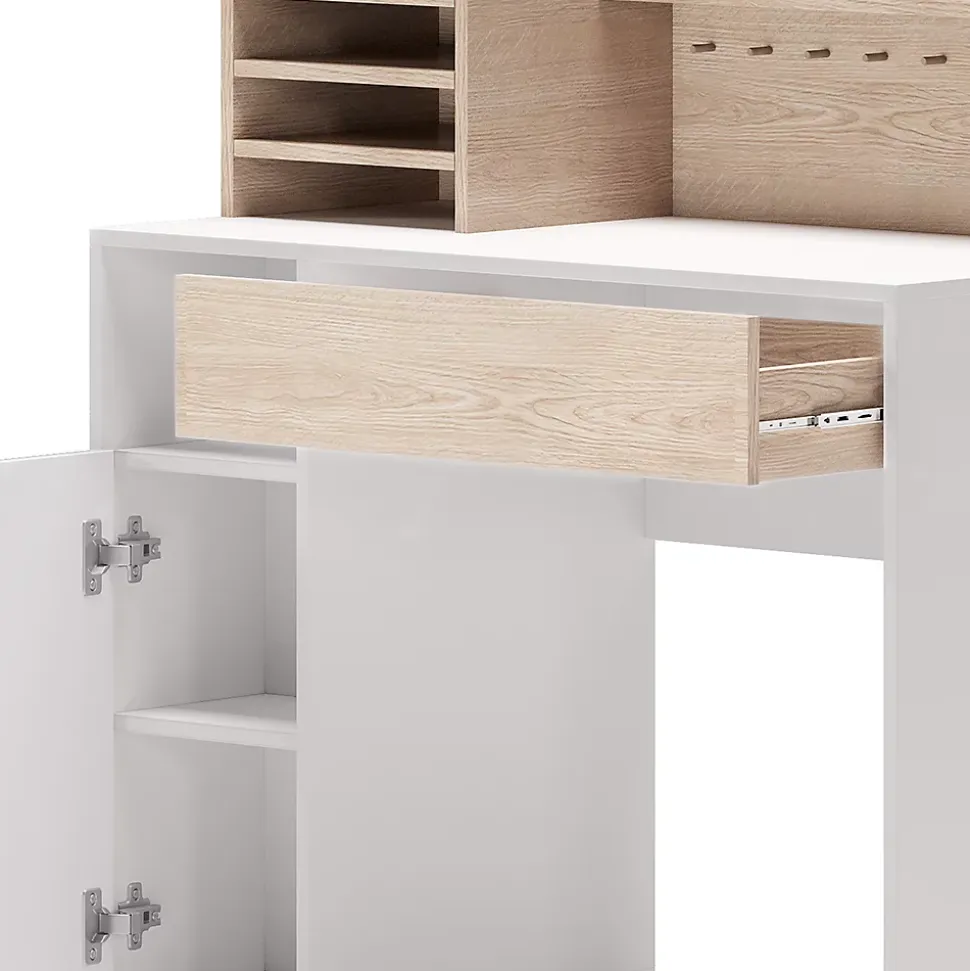Vicco Bureau Blanc/Sonoma 100x50cm
