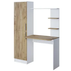 Vicco Bureau Chêne blanc/force de lor 122.9x33.4cm