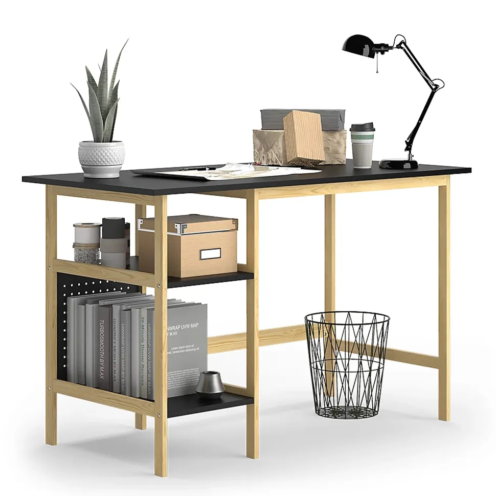 Vicco Bureau Noir 120 x 60 cm