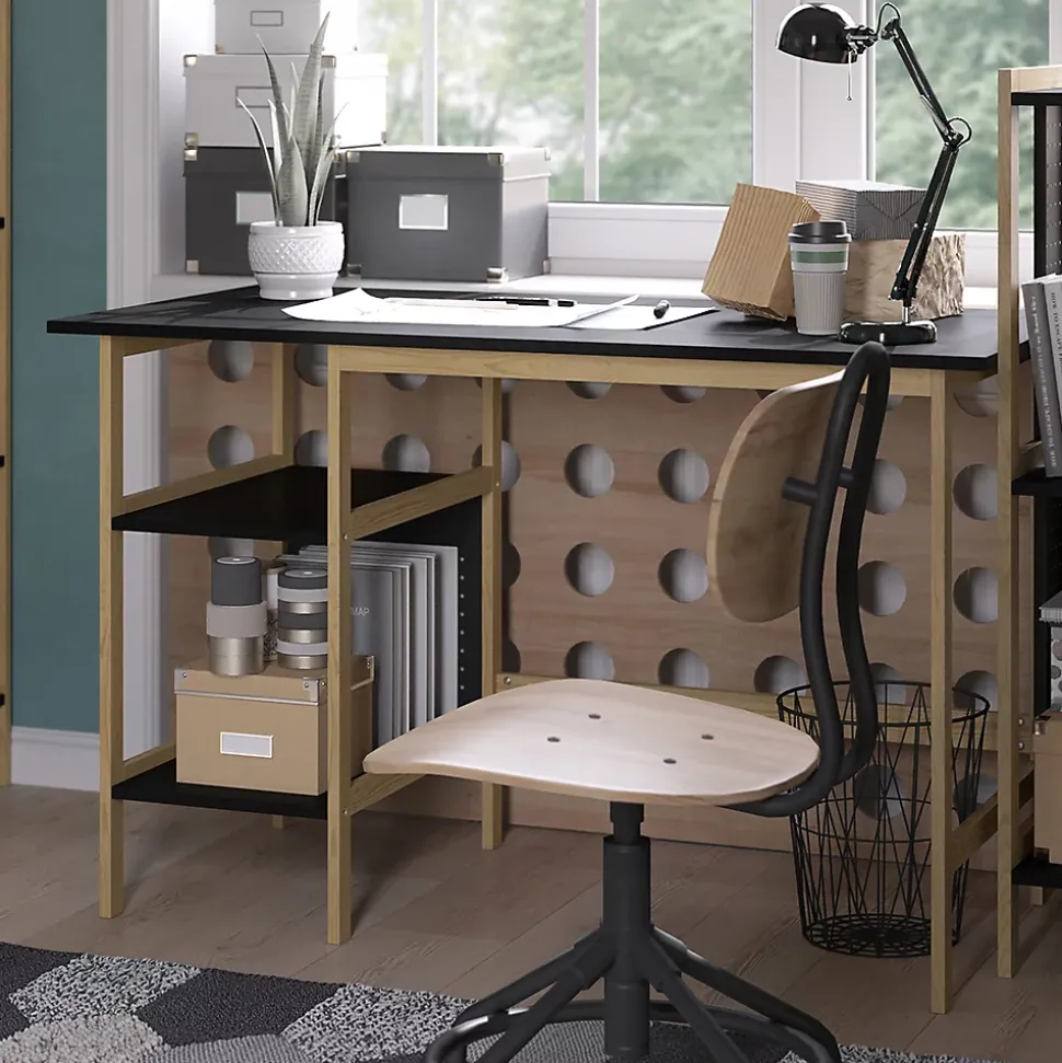 Vicco Bureau Noir 120 x 60 cm