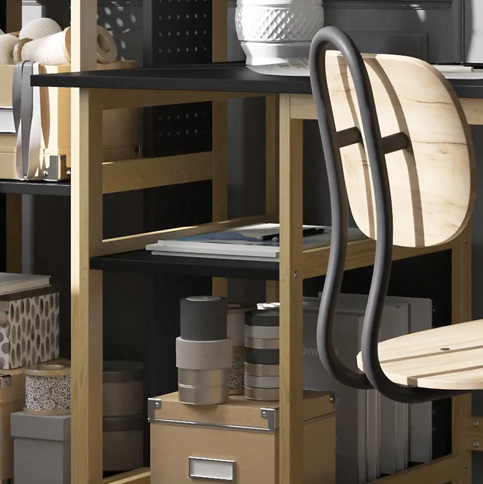 Vicco Bureau Noir 120 x 60 cm