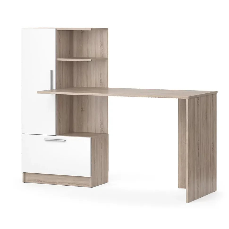 Vicco Bureau Sonoma/blanc 150x59.3cm