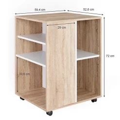 Vicco Caisson roulant Sonoma 59.4x52.6cm