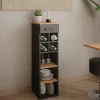 Vicco Casier à vin Chêne doré/anthracite 30x106cm