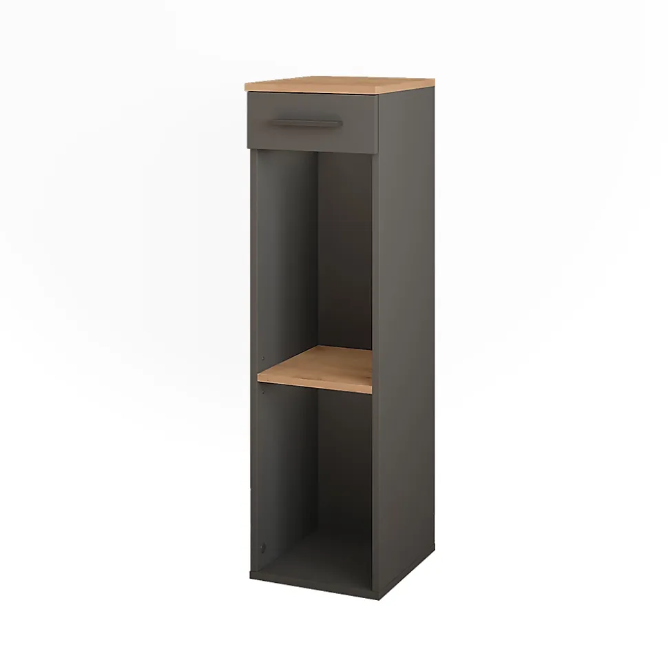 Vicco Casier à vin Chêne doré/anthracite 30x106cm