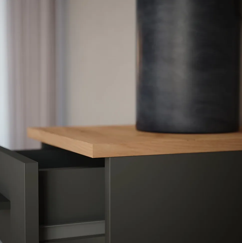 Vicco Casier à vin Chêne doré/anthracite 30x106cm