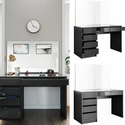 Vicco Coiffeuse Anthracite 55cm