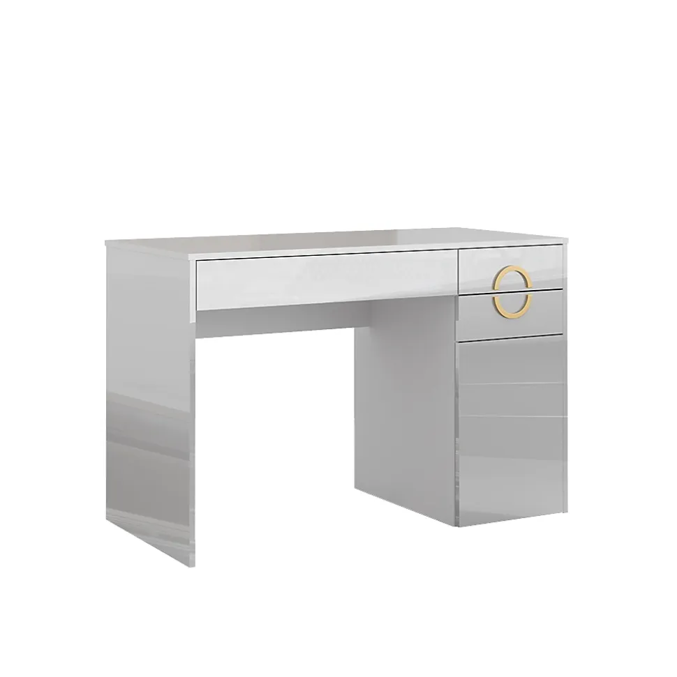 Vicco Coiffeuse Blanc 115cm avec 3 tiroirs