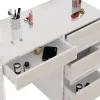 Vicco Coiffeuse Blanc 40cm sans miroir