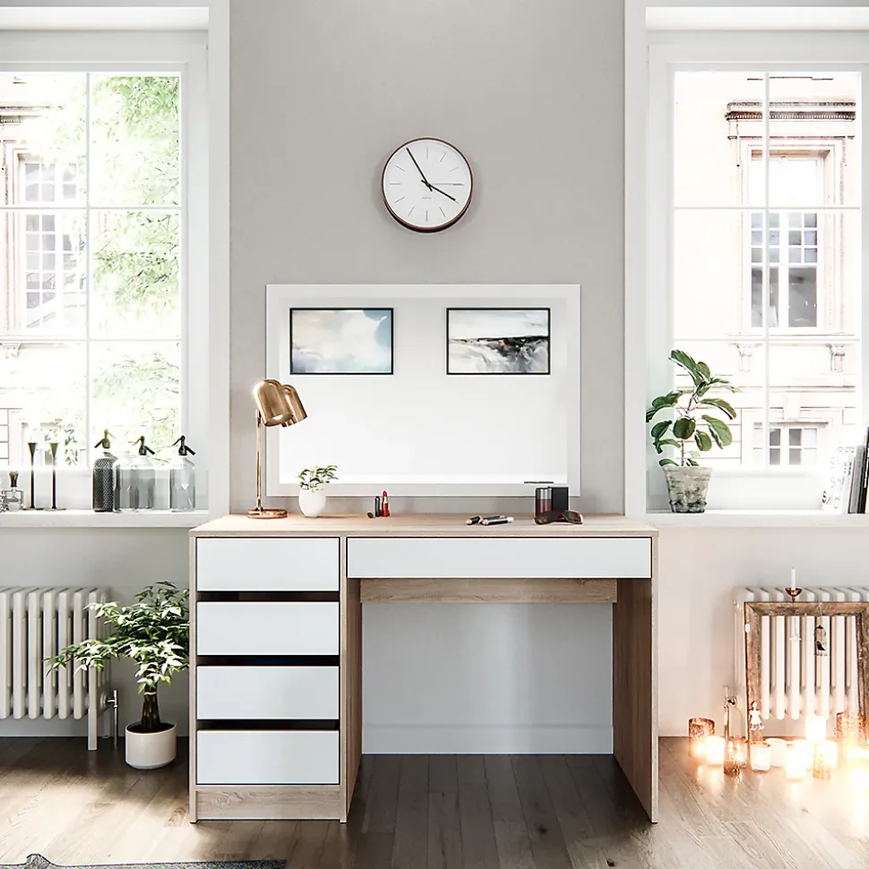 Vicco Coiffeuse Blanc/Sonoma 120cm