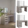 Vicco Coiffeuse Cachemire 120cm avec miroir