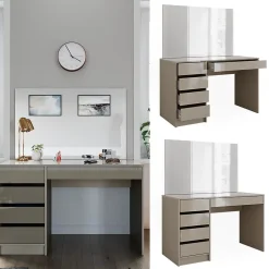 Vicco Coiffeuse Grège 55cm avec miroir