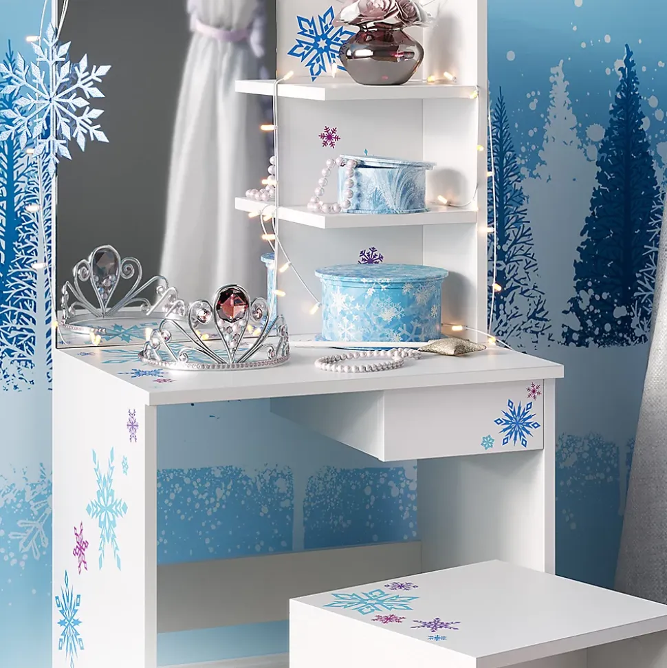 Vicco Coiffeuse pour enfants Blanc 54.8cm