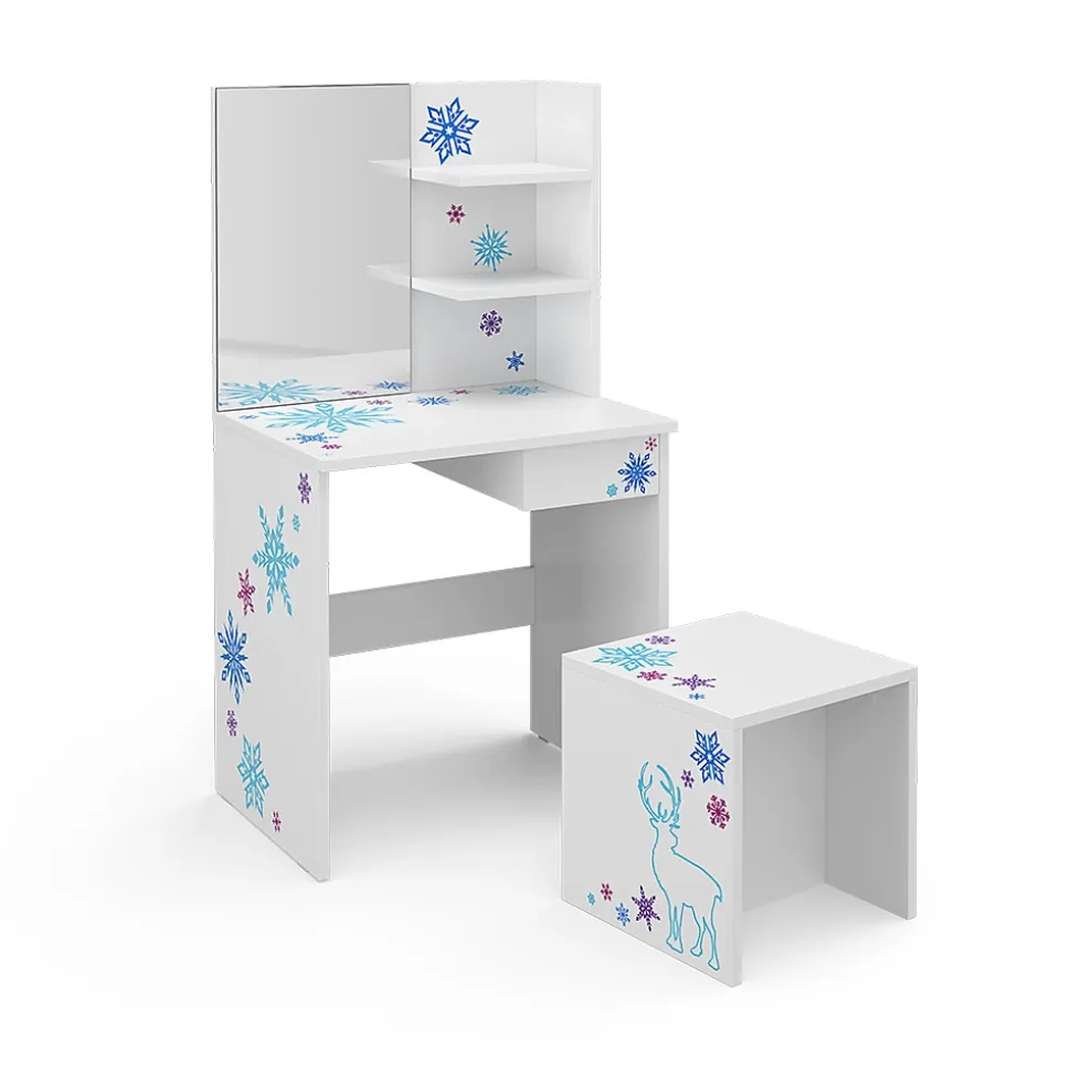Vicco Coiffeuse pour enfants Blanc 54.8cm