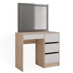 Vicco Coiffeuse Sonoma 40cm avec miroir LED