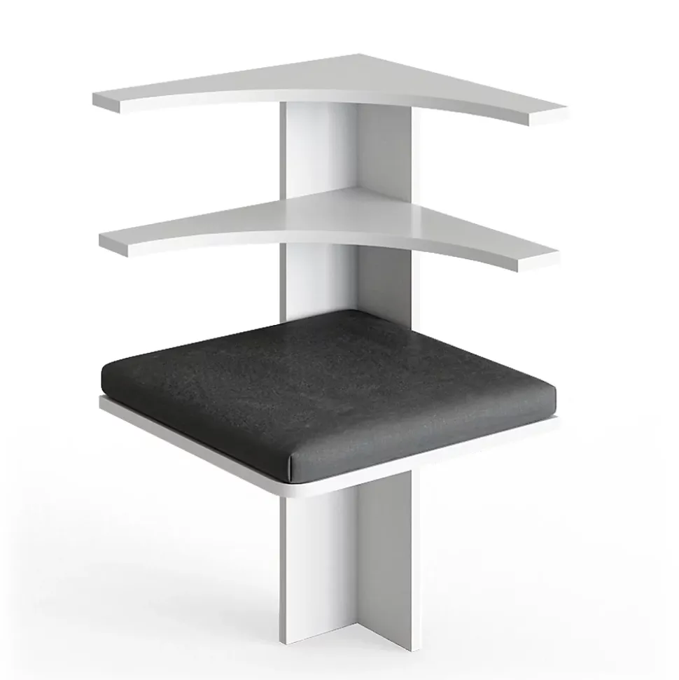Vicco Coin pour banquette Blanc 43.5x43.5cm