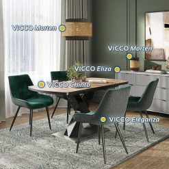 Vicco Commode Blanc 42x81.2cm avec 2 portes