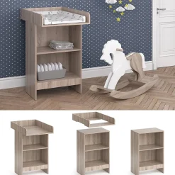 Vicco Commode à langer Sonoma 60x103cm