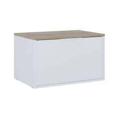 Vicco Commode Blanc/Sonoma 60x36cm avec portes